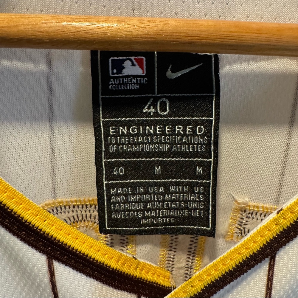Nike White Padres Baseball Jersey - Picture 3 of 3